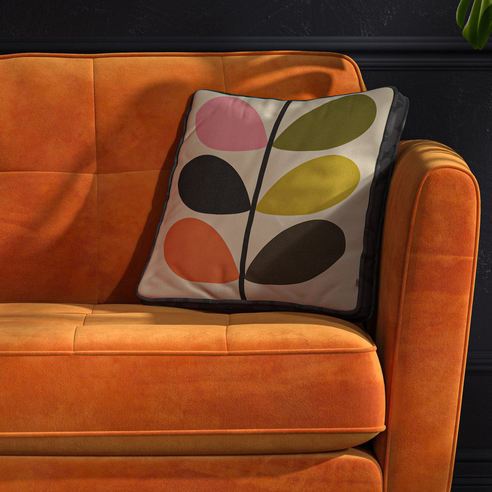 Orla Kiely Ivy - Corner Group With RHF Chaise In Fabric Premium Plain