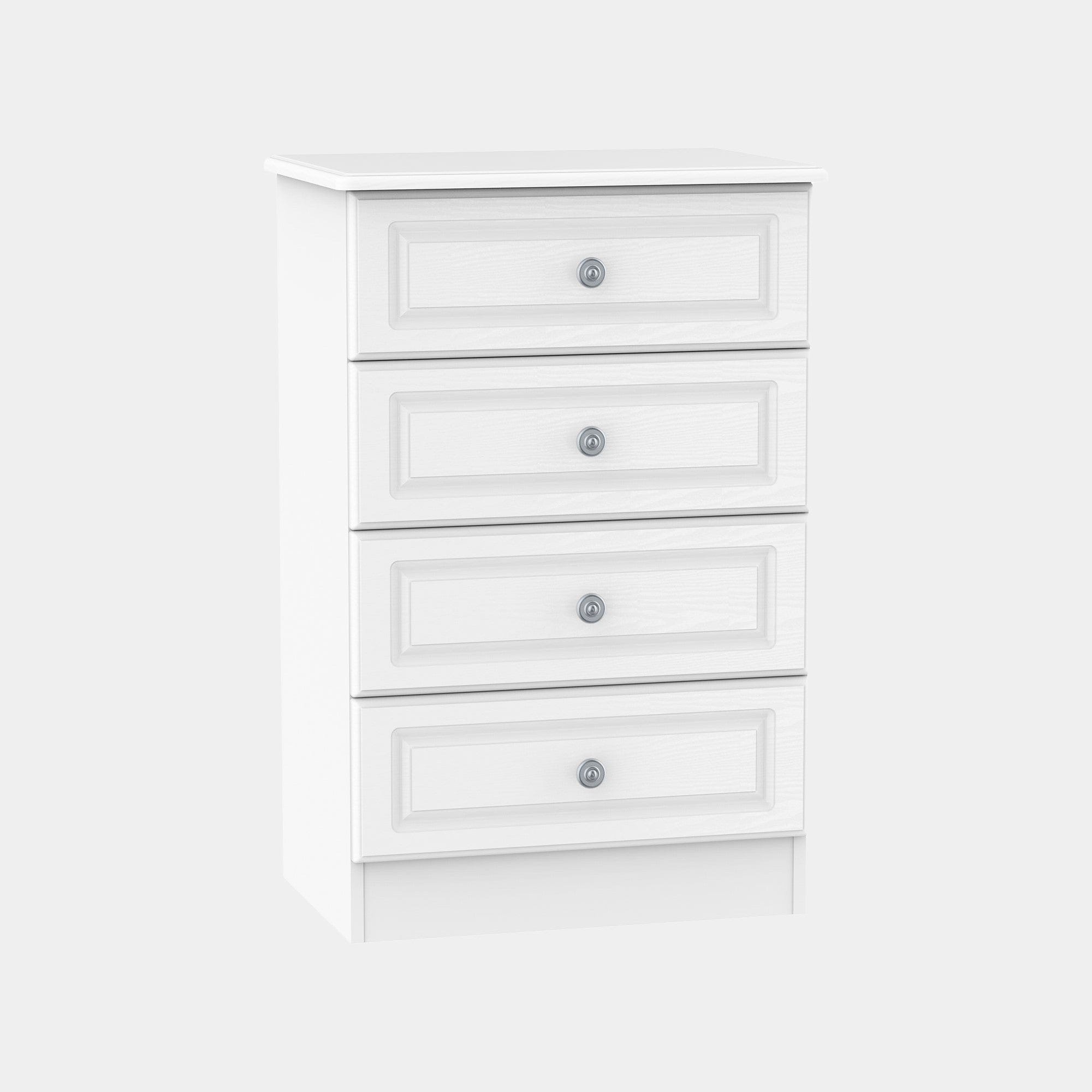 Ashford - 4 Drawer Midi Chest In White