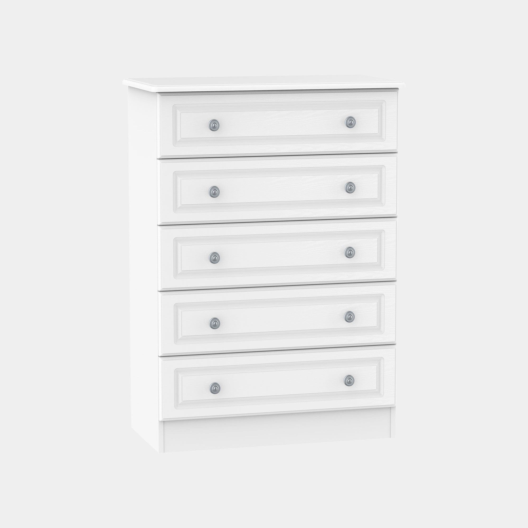 Ashford - 5 Drawer Chest In White