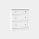 Ashford - 3 Drawer Deep Chest In White