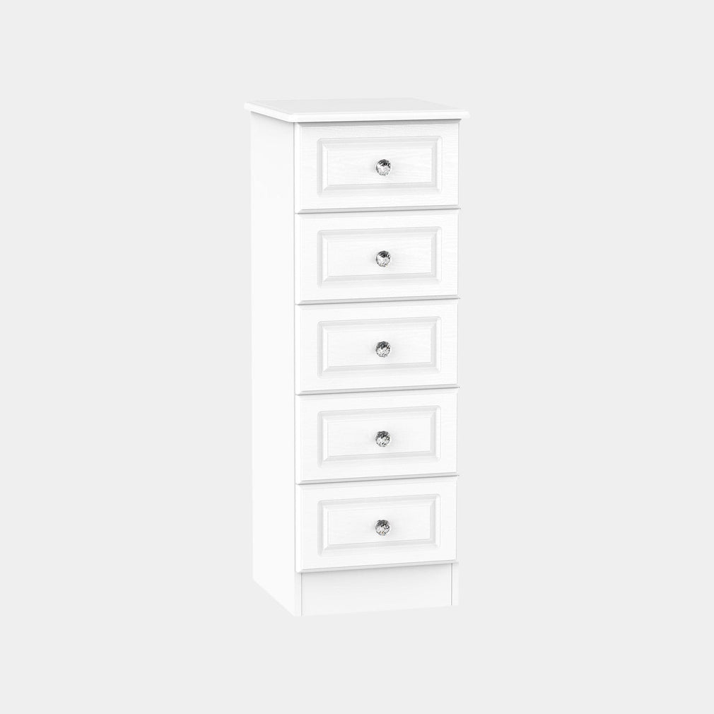 Penshurst - 5 Drawer Locker In White