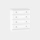Penshurst - 4 Drawer Chest In White