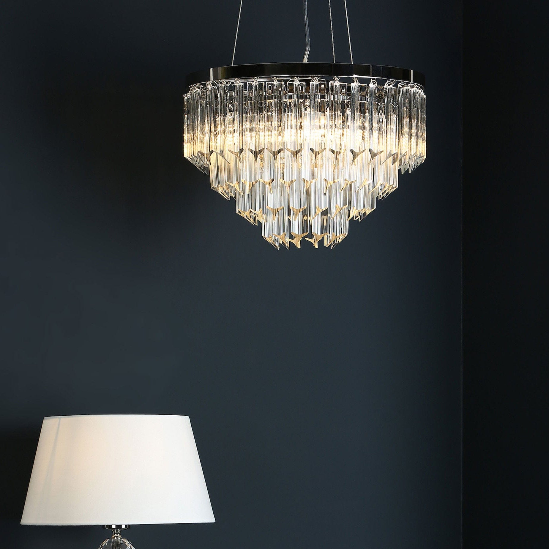 Carra Nickel - Pendant Ceiling Light
