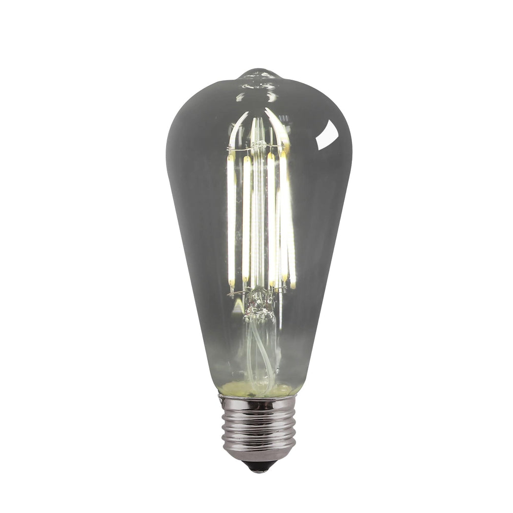 LED Vintage Valve Bulb 8w ES Smoke Cool White