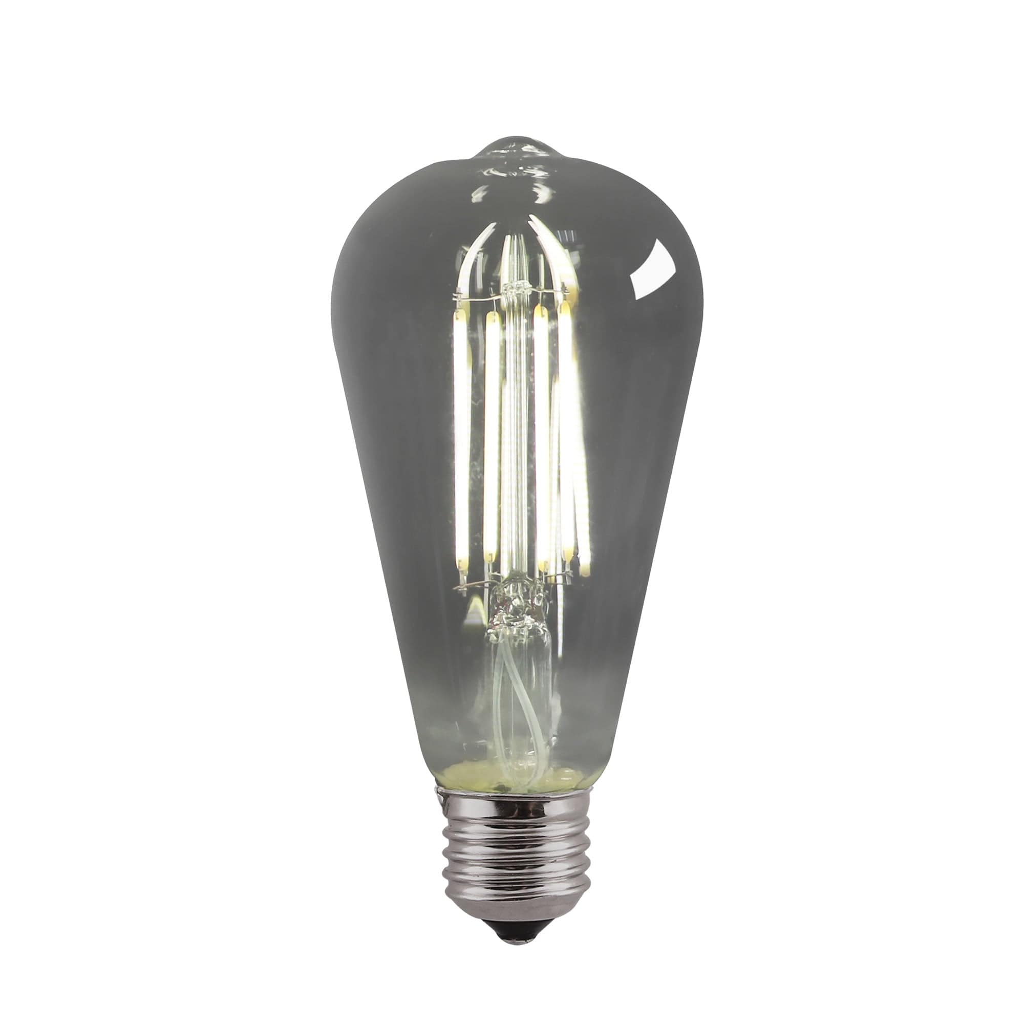 LED Vintage Valve Bulb 8w ES Smoke Cool White