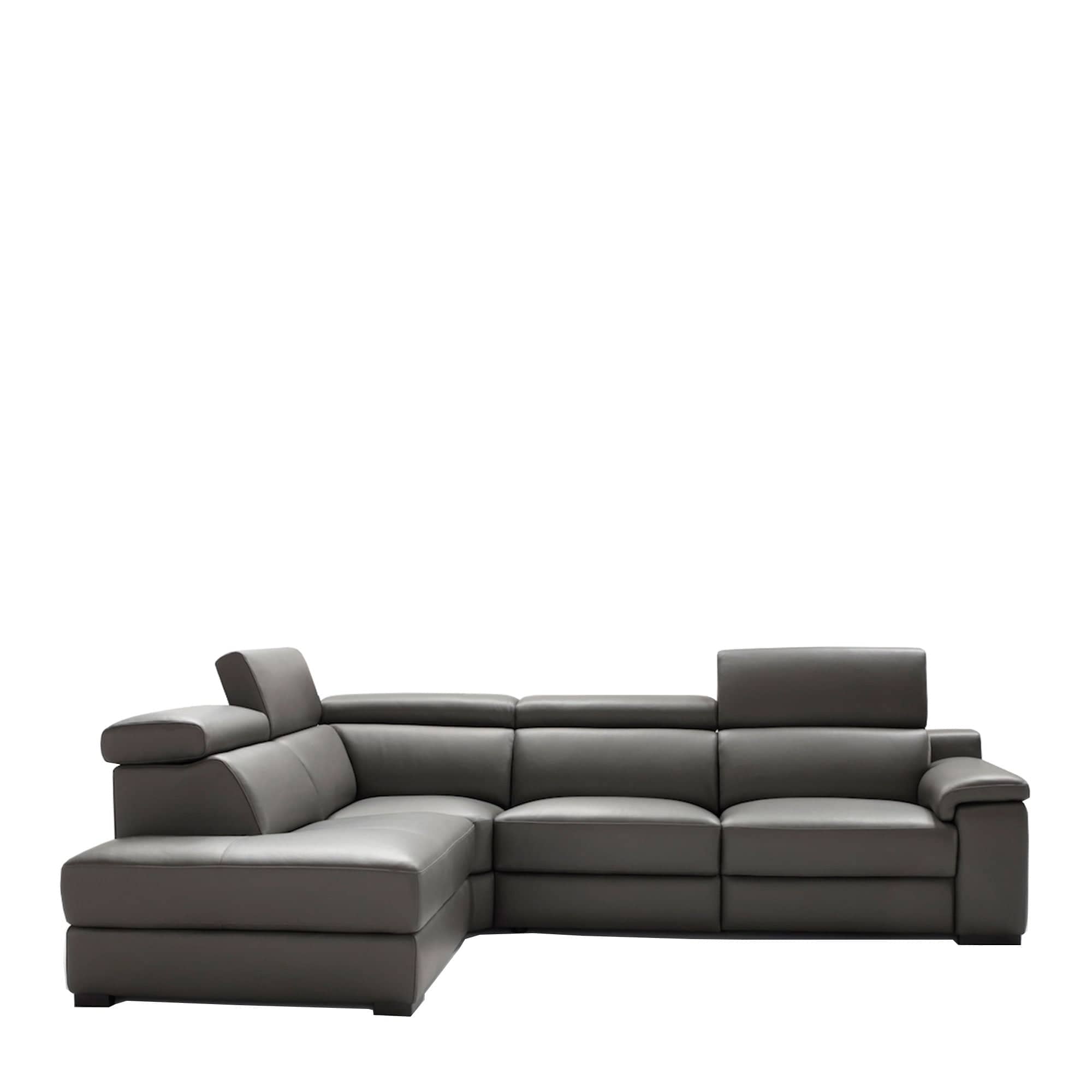 3 Seat RHF Arm Power Recliner With LHF Small Corner Chaise In Leather Cat L15