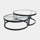 Padua - Glass Coffee Tables, Set of 2