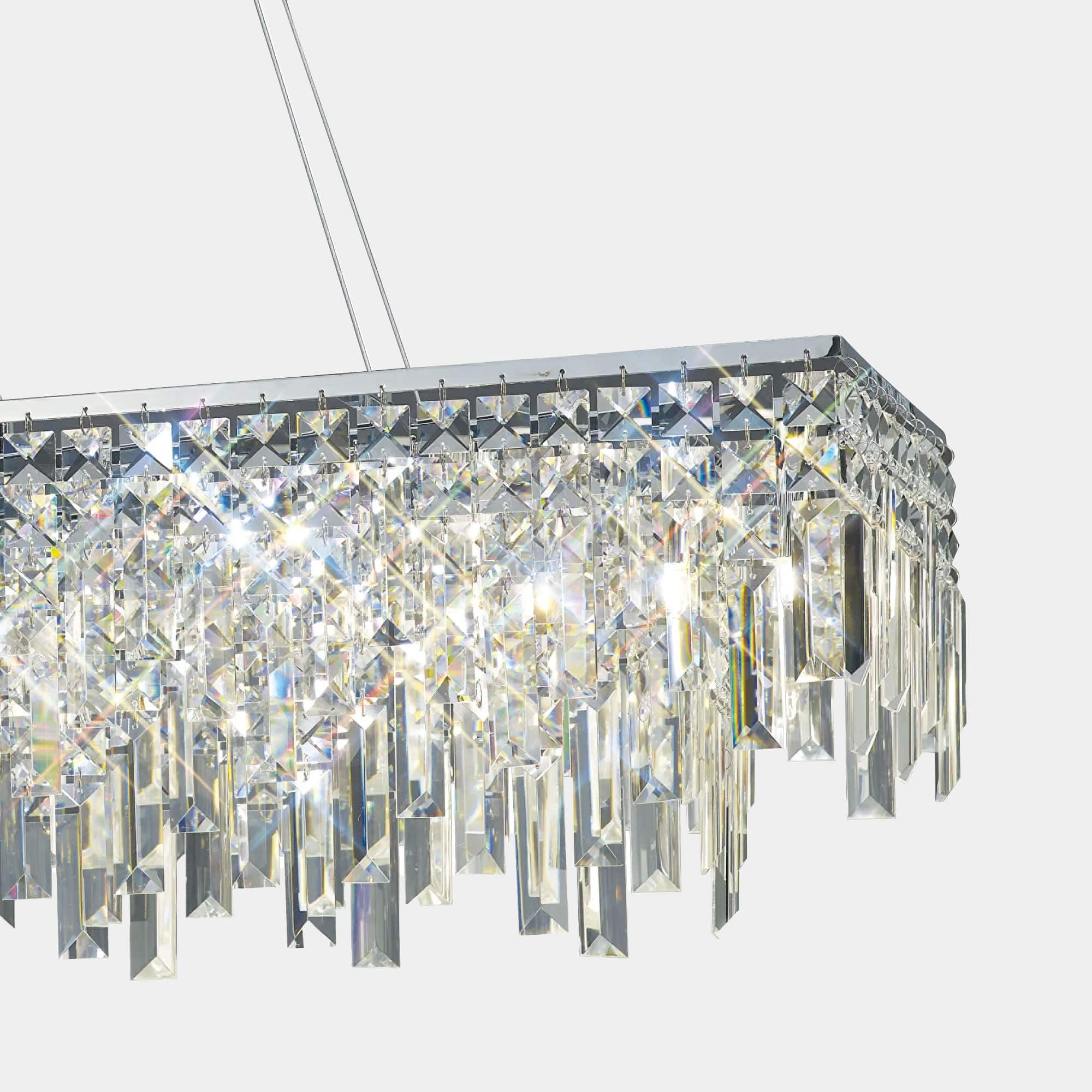 Macy 6 Crystal Bar Pendant CH(W1)