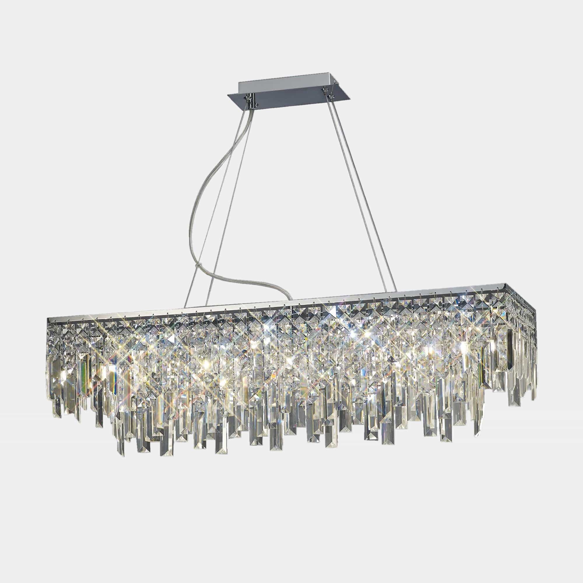 Macy 6 Crystal Bar Pendant CH(W1)