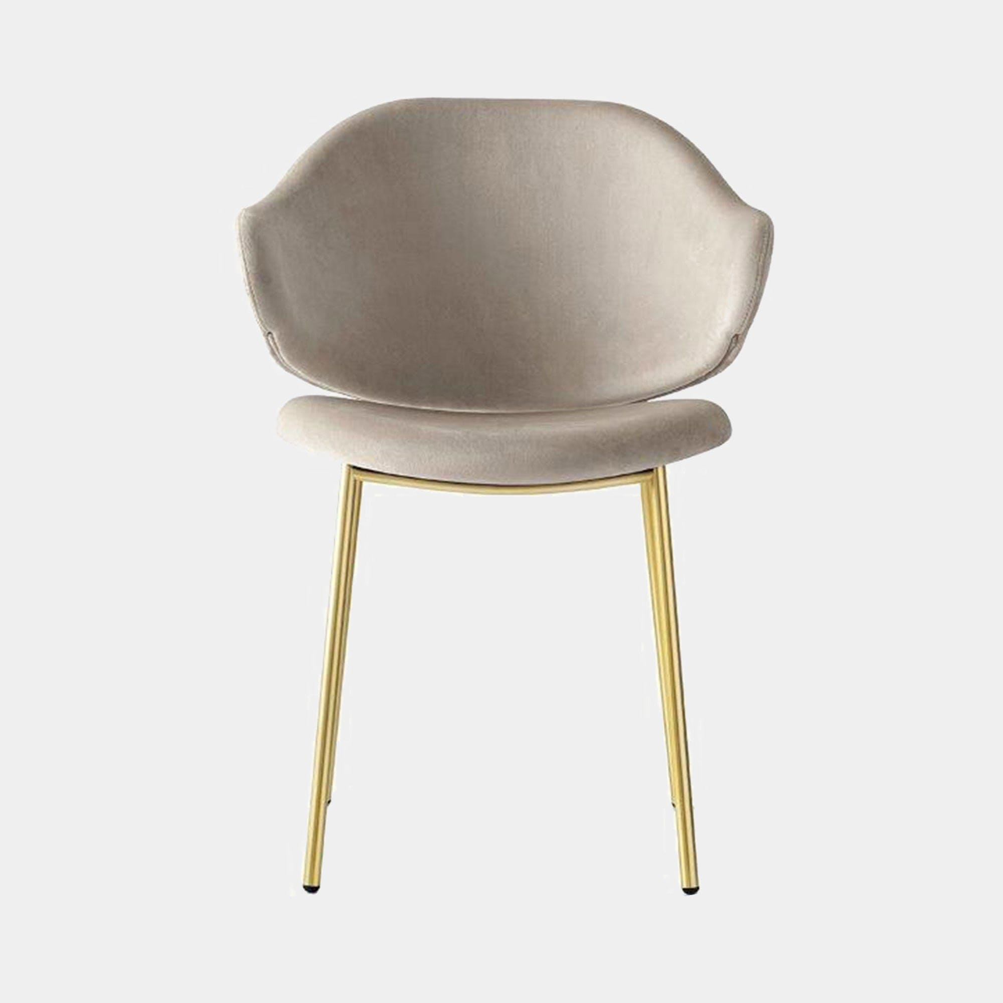 CS2037 Dining Chair IN MTO Cat A Venice Black Velvet With Matt Bronze Frame