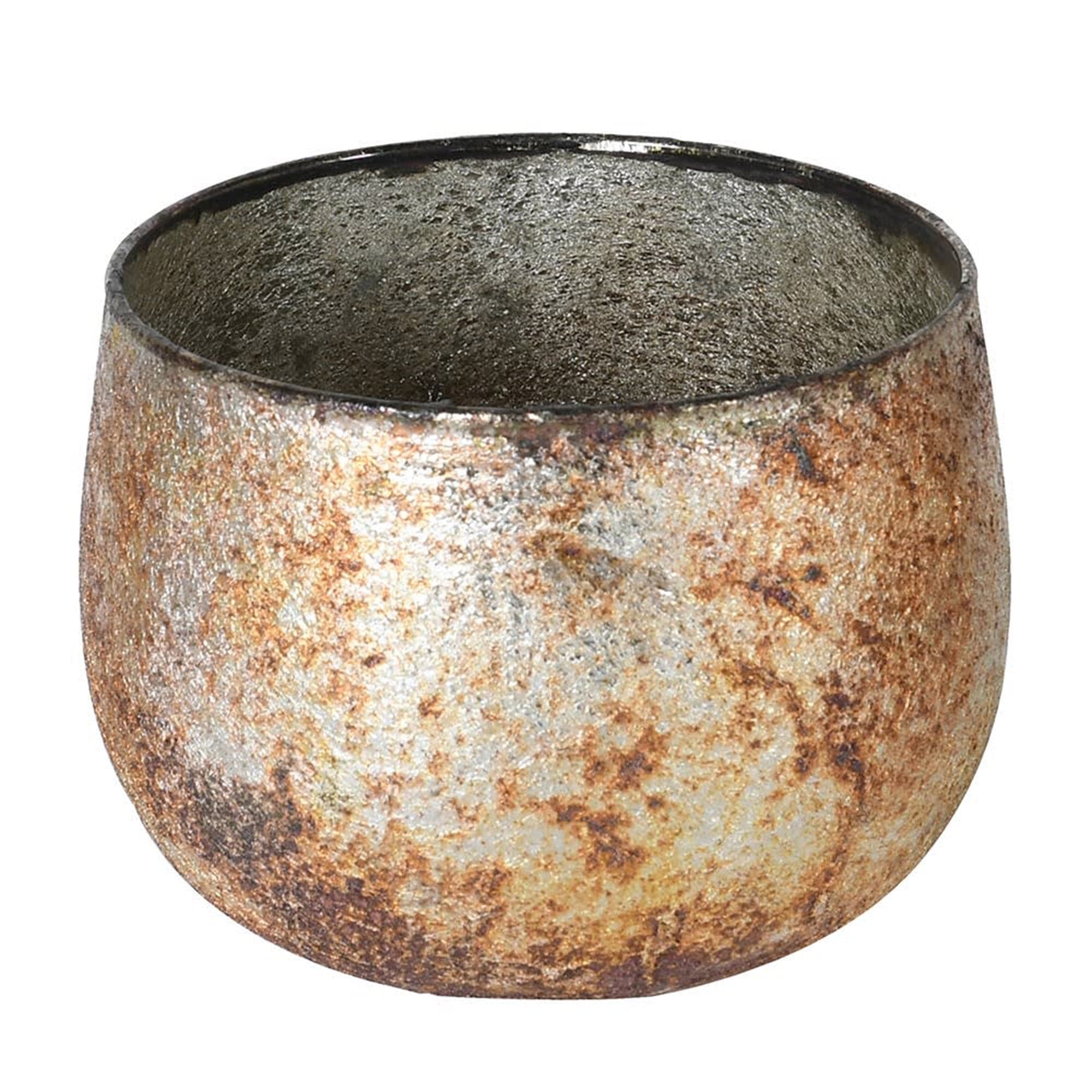Distressed Candleholder Large (BO)