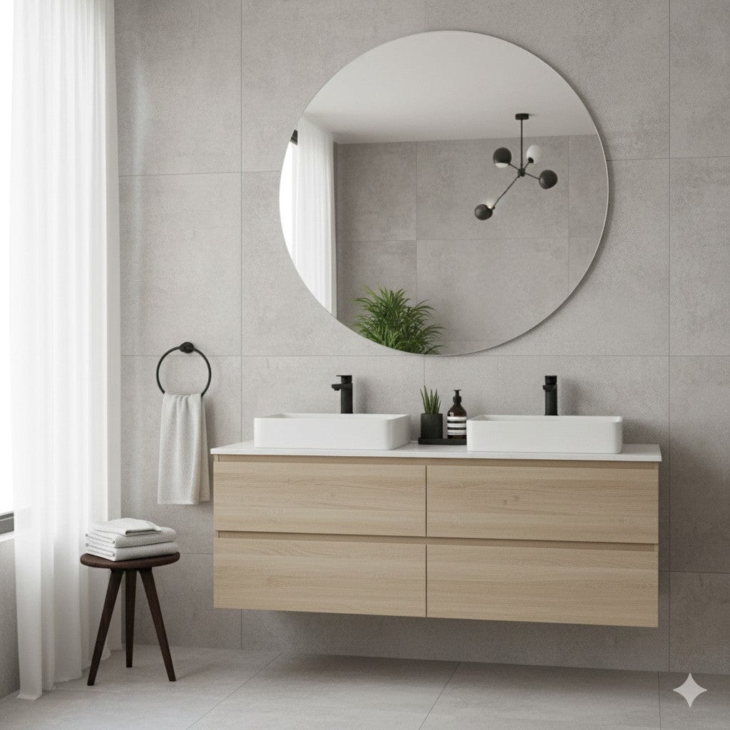 Stockholm Mirror Round 100cm (WG)