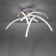 Amy 5 LED Semi Flush Silver