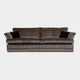Standard Back 4 Seat Sofa Straight Back In Fabric Grade 9