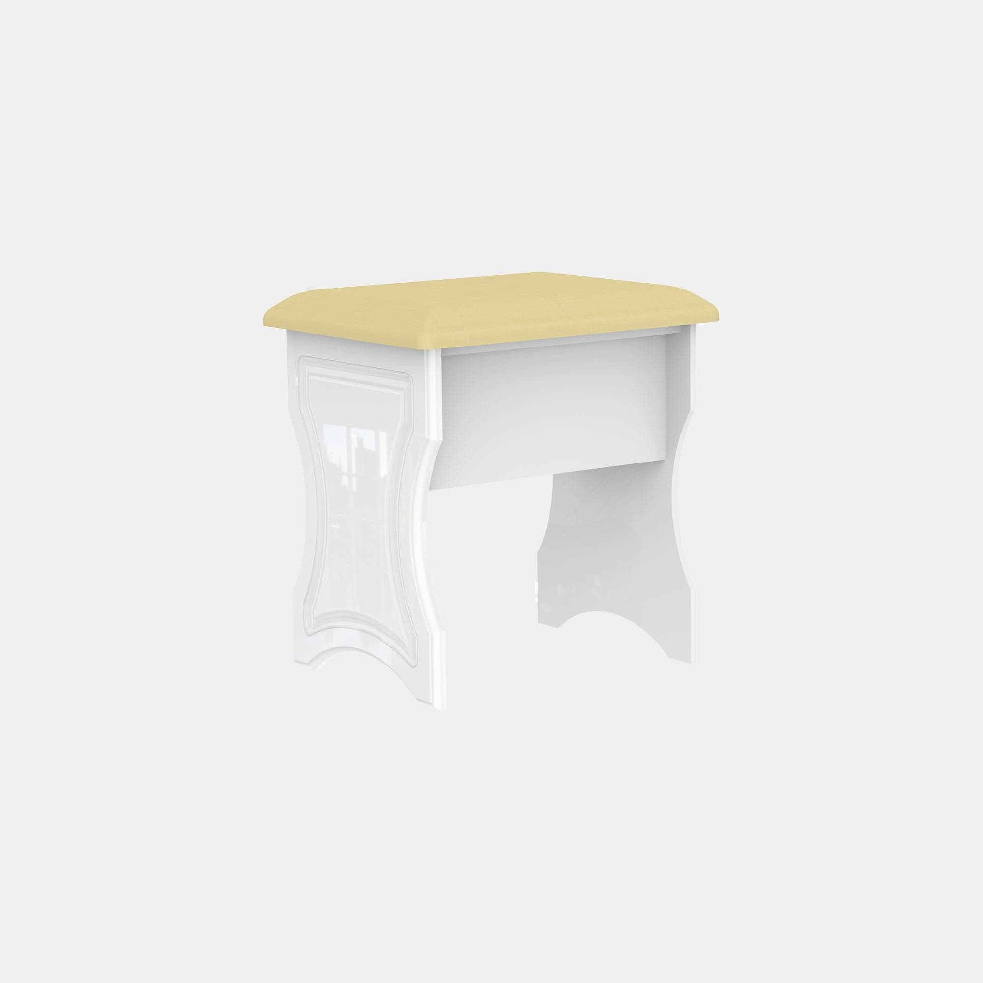 Lincoln - Stool White High Gloss