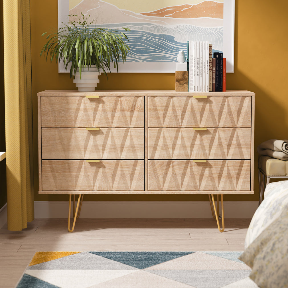 6 Drawer Midi Chest