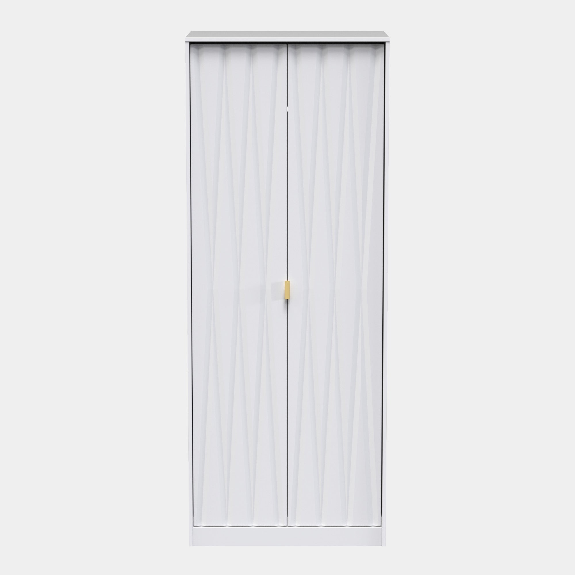 Tall 2ft 6in Plain 2 Door Robe