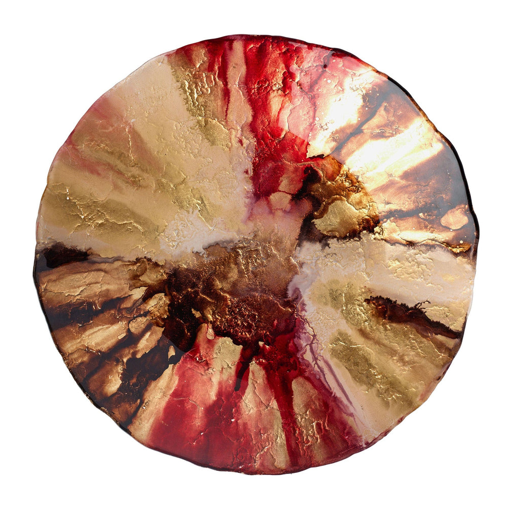Abstract Red Bowl