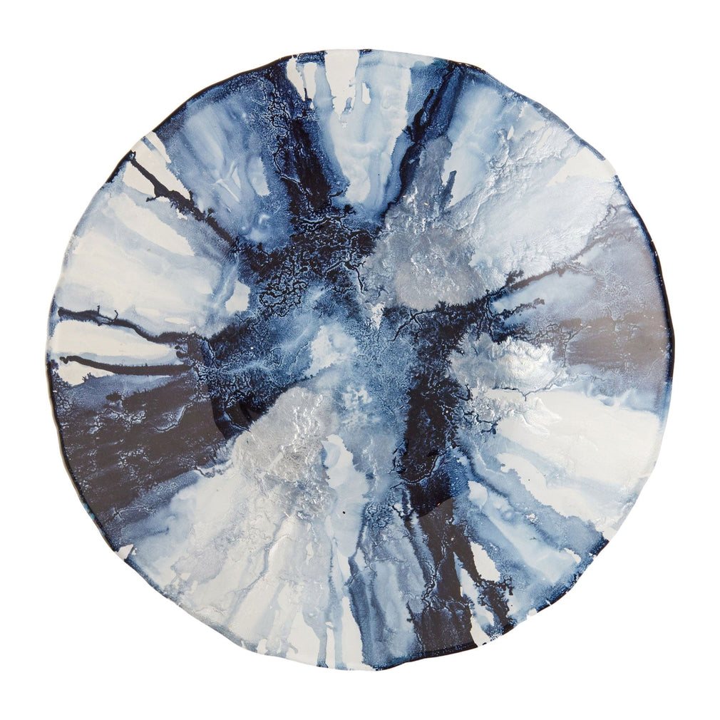 Abstract Blue Bowl