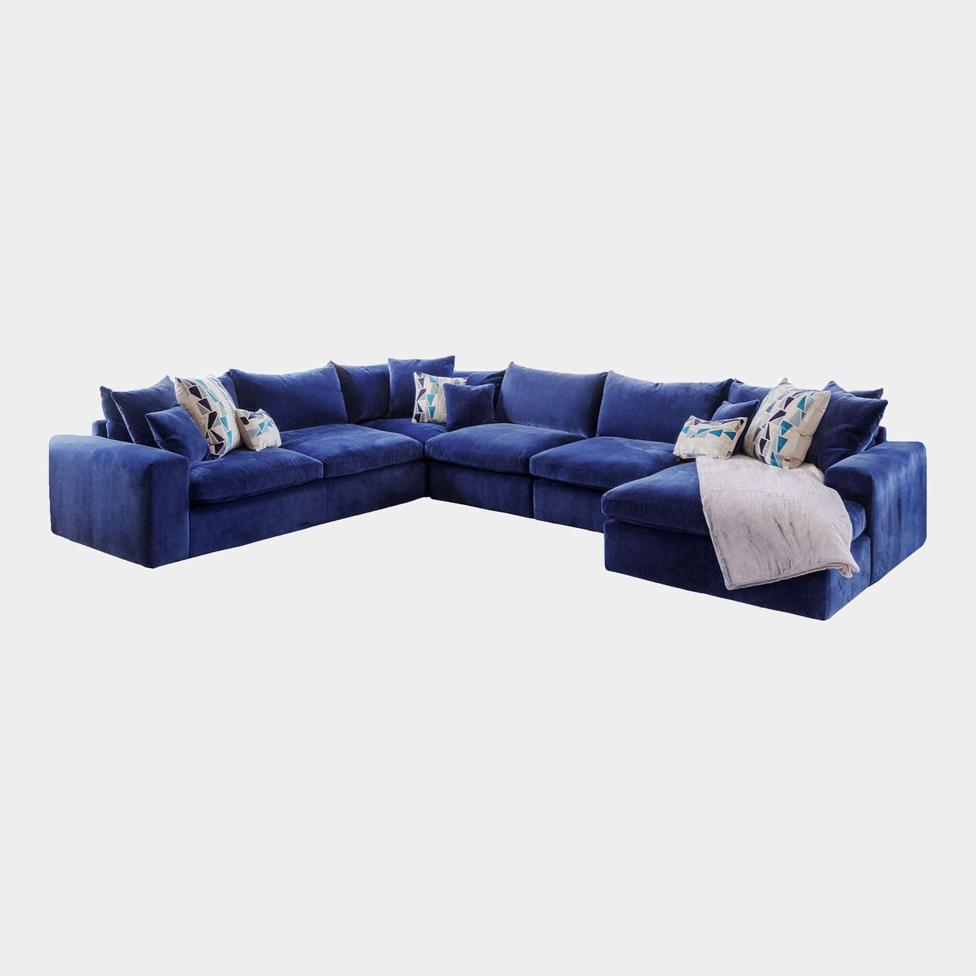 U Corner Group "As Shown" With 2 Seat Sofa LHF