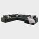 Sapphire - RHF Chaise Corner Sofa, Fabric