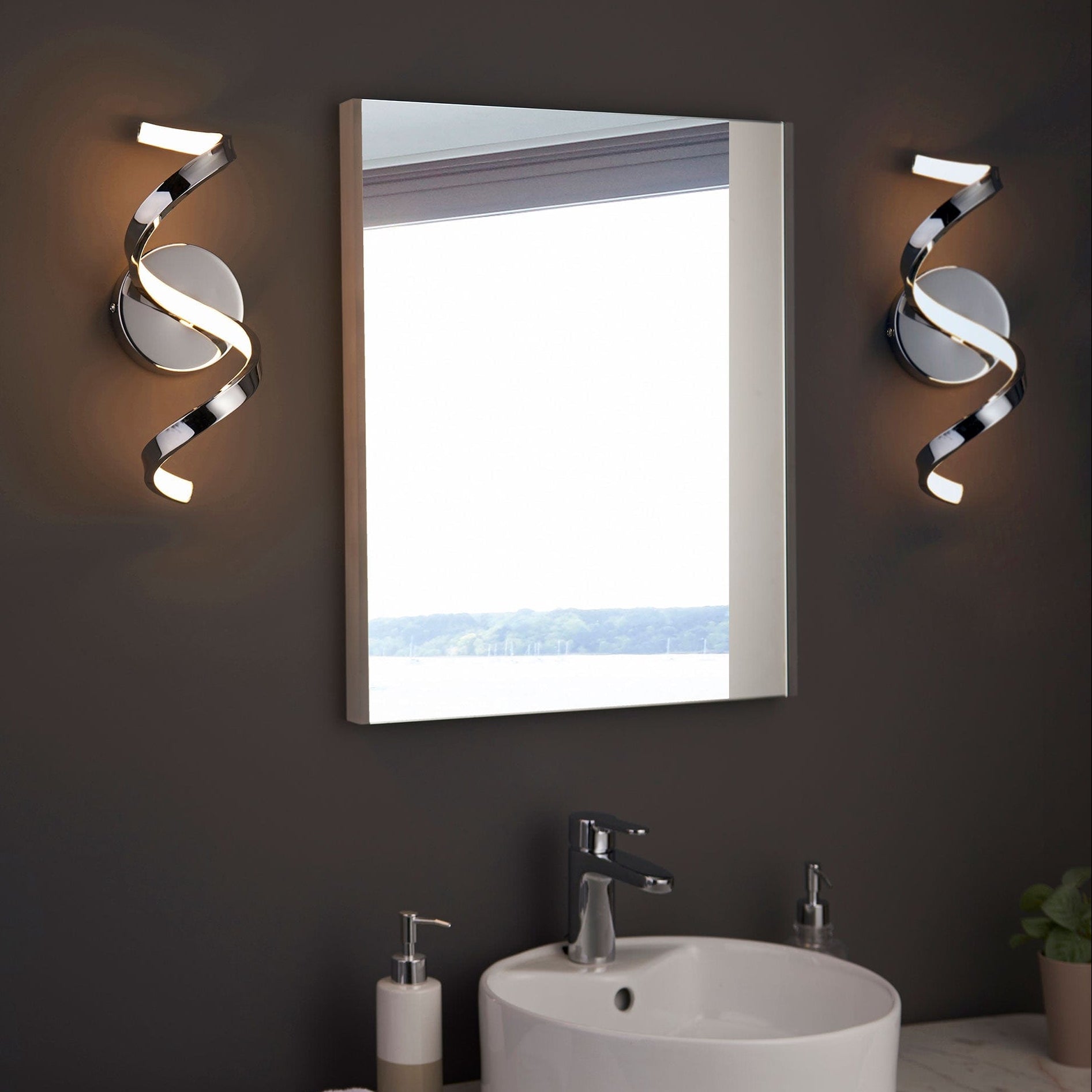 Ripple Bathroom - Wall Light