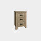 Farringdon - 3 Drawer Bedside Oak Finish