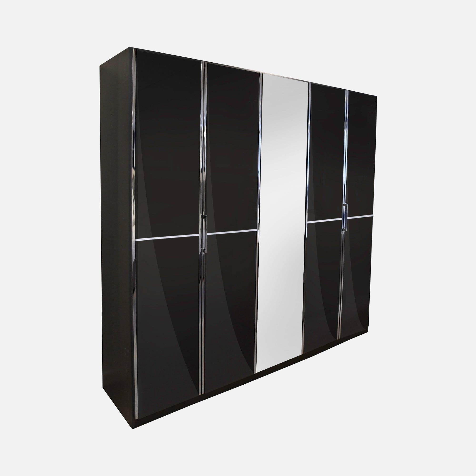 5223 PG2 226cm Hinged 5 Door Robe