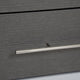 55cm wide Bedside Table  Handle In Oak/St Steel