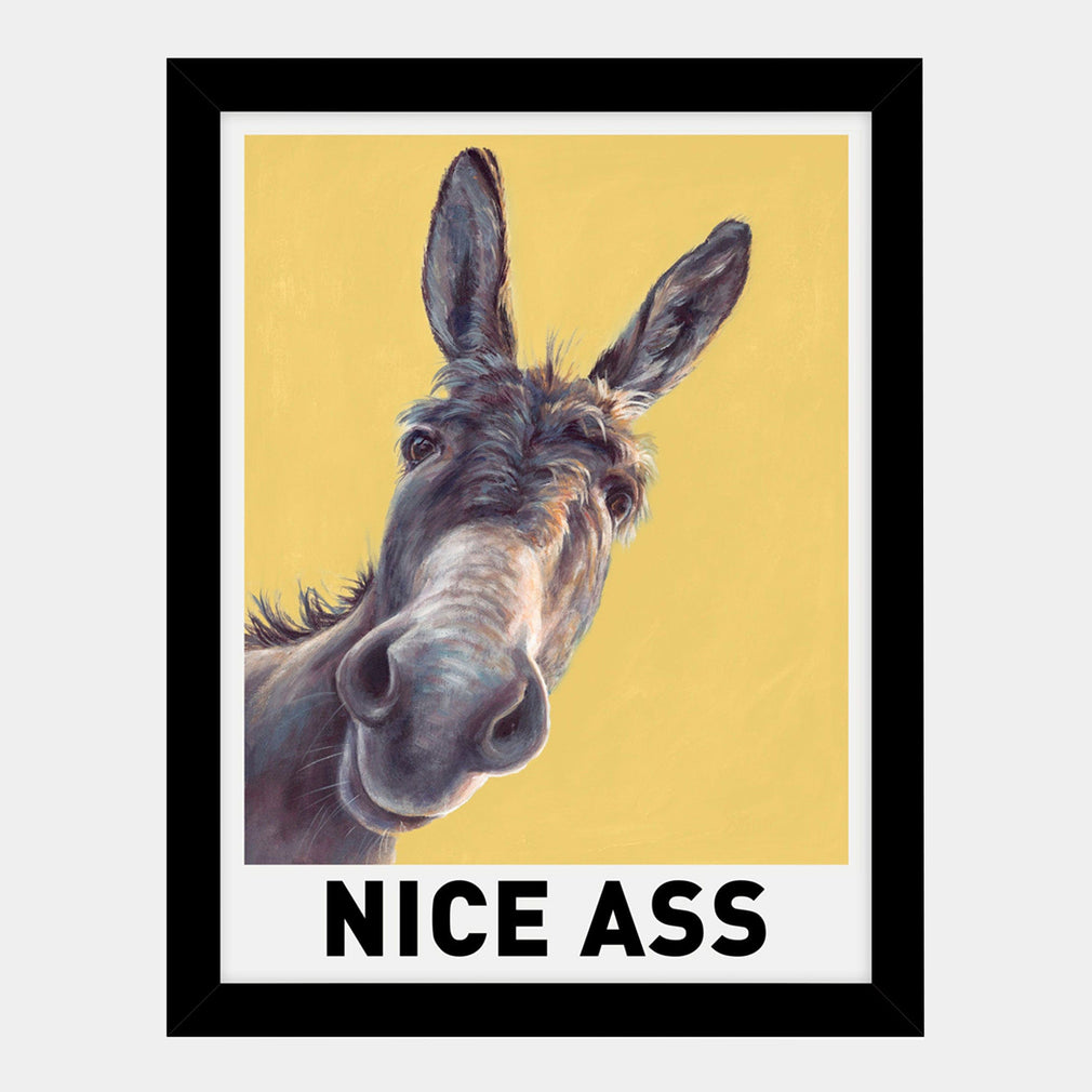 Nice Ass - Framed Wall Art Print By Ruth Aslett