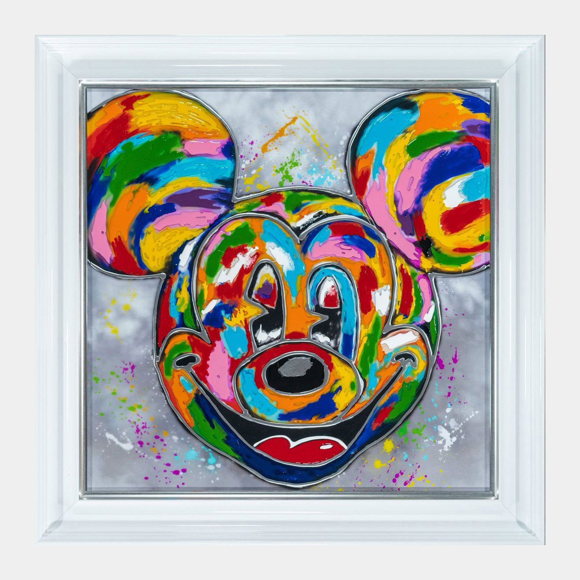 Mickey Mouse - Framed Glass Wall Art