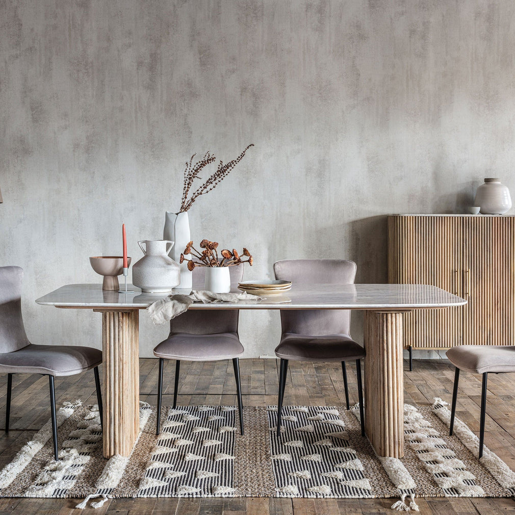 Bombay - Dining Table Marble Top 200cm