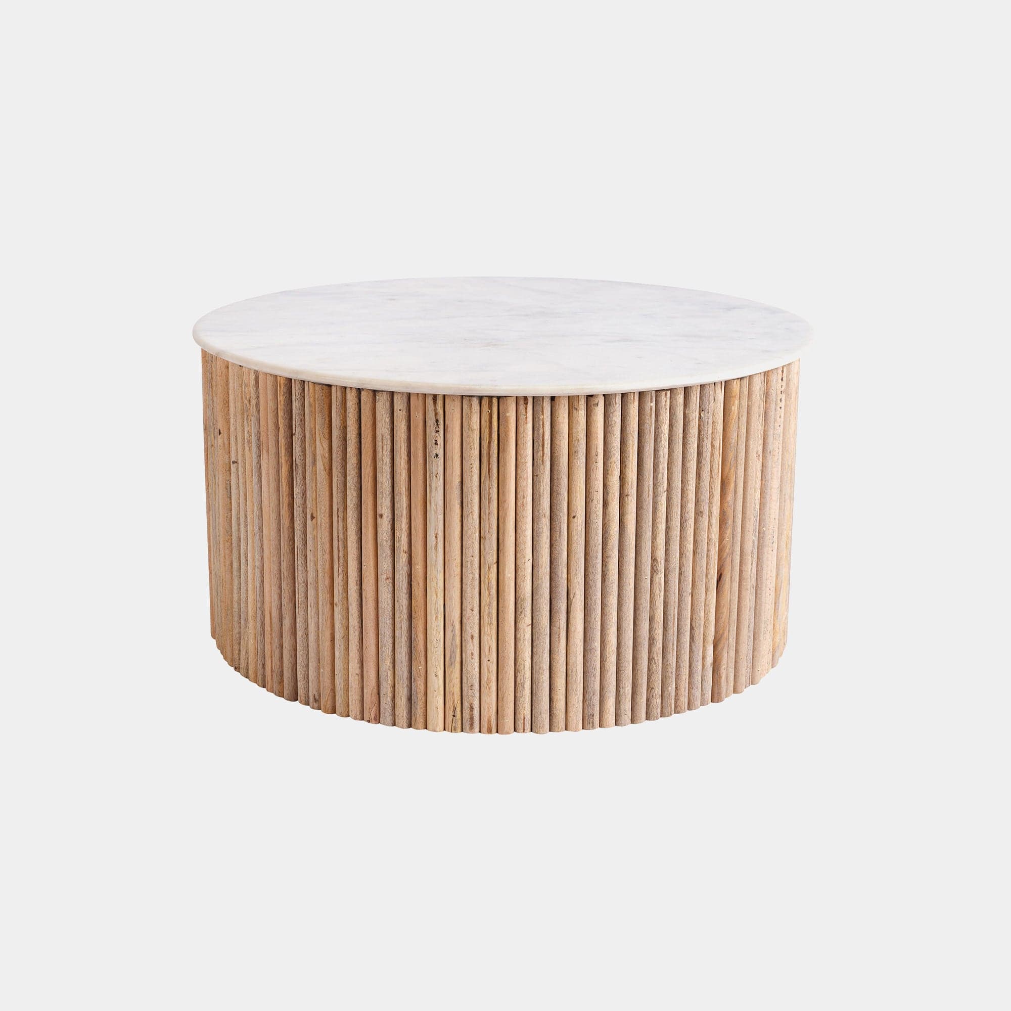 Bombay - Round C1offee Table Marble Top
