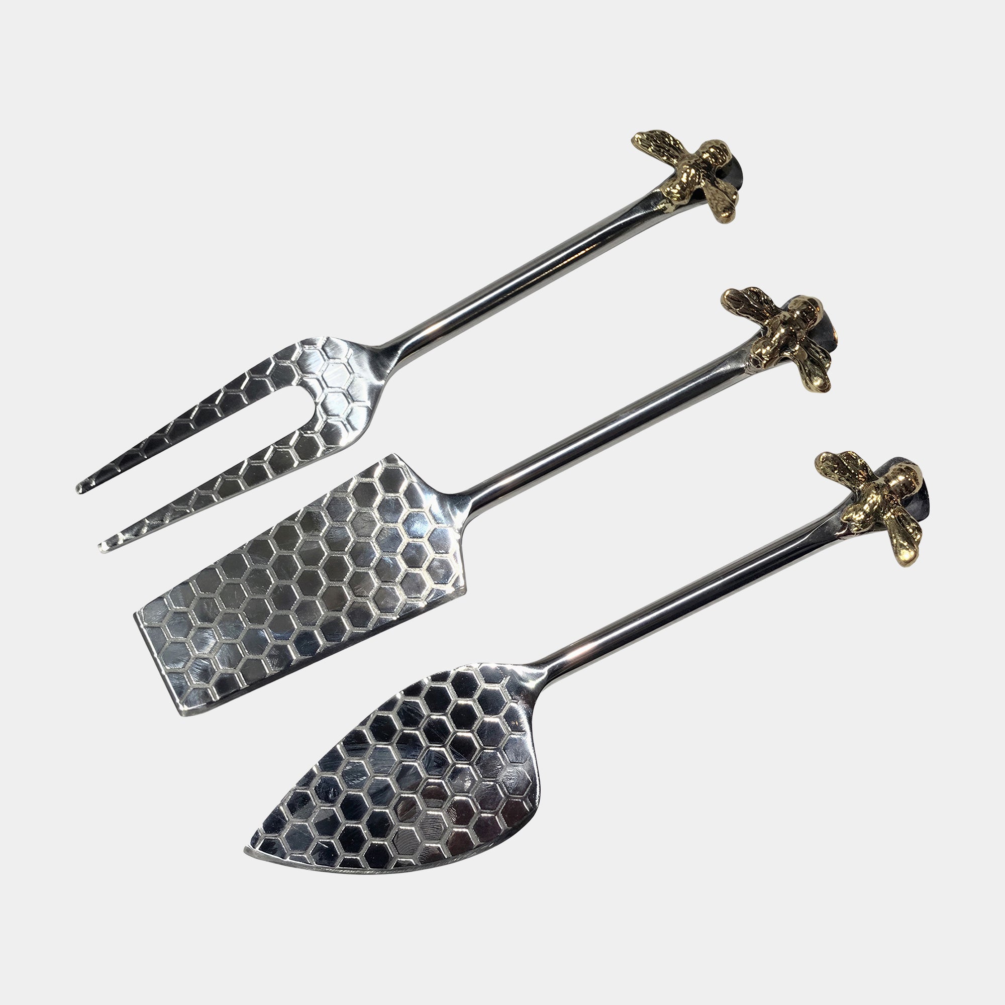 Culinary Concepts - Bee Honeycomb Cheese Knife Set