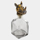 Rhino & Giraffe Head - Glass Decanters, Set of 2