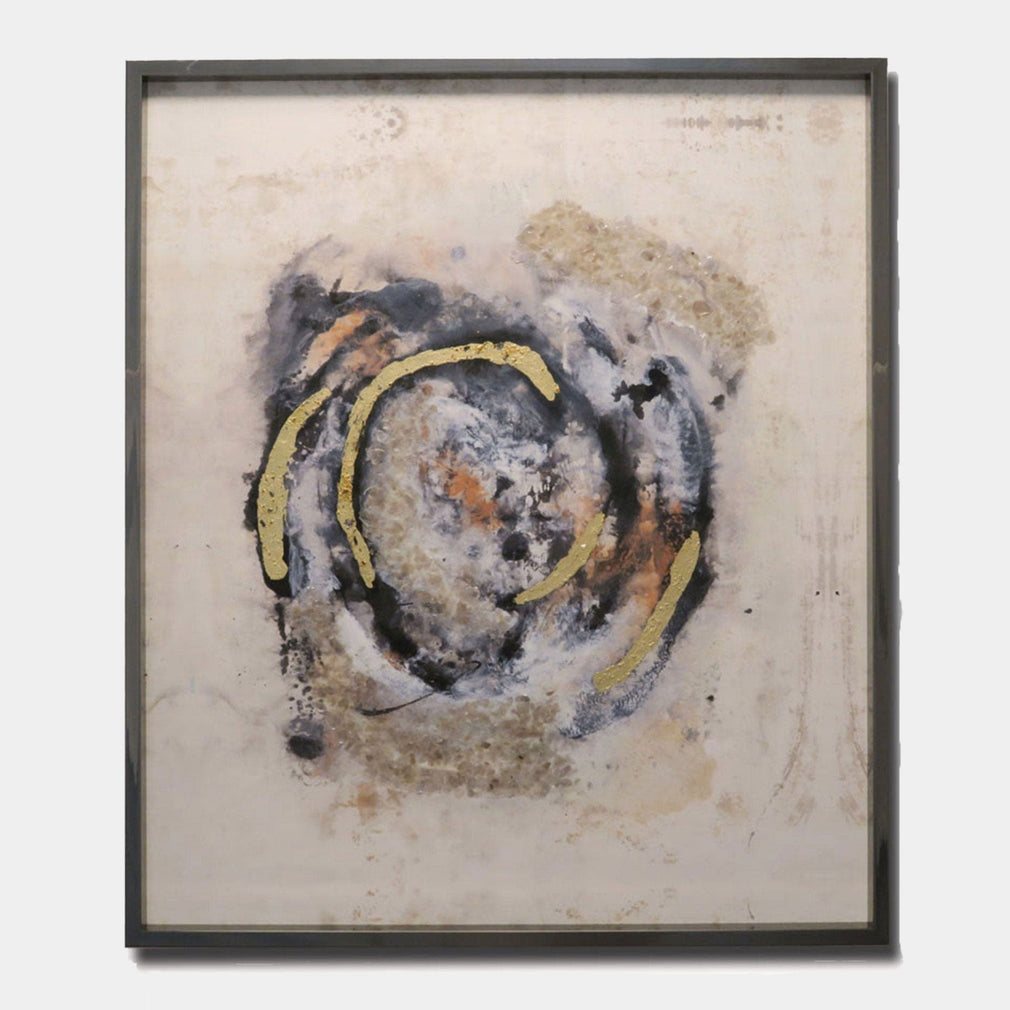 Circular Energy 4 - Framed Wall Art Print By Joyce Combs