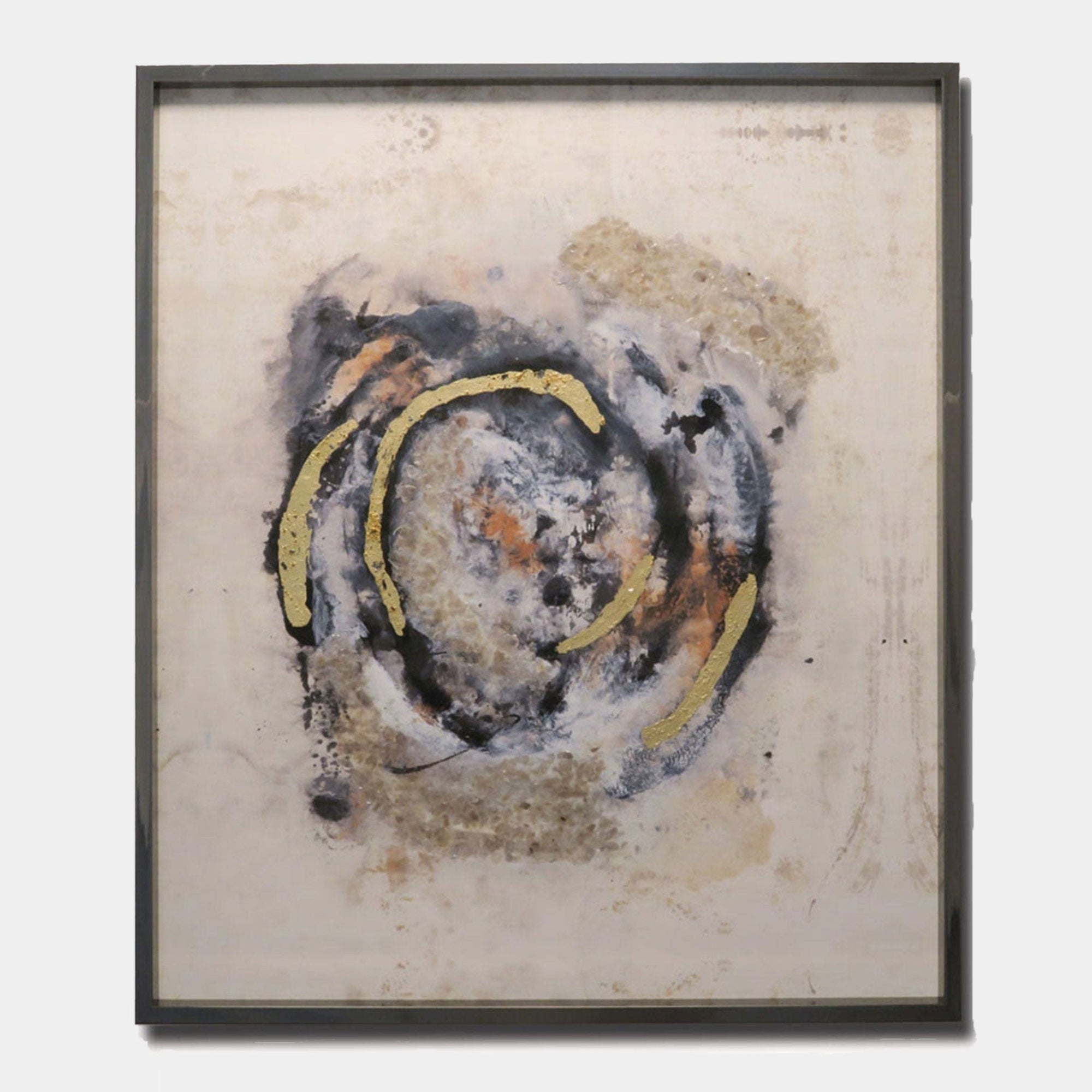 Circular Energy 4 - Framed Wall Art Print By Joyce Combs