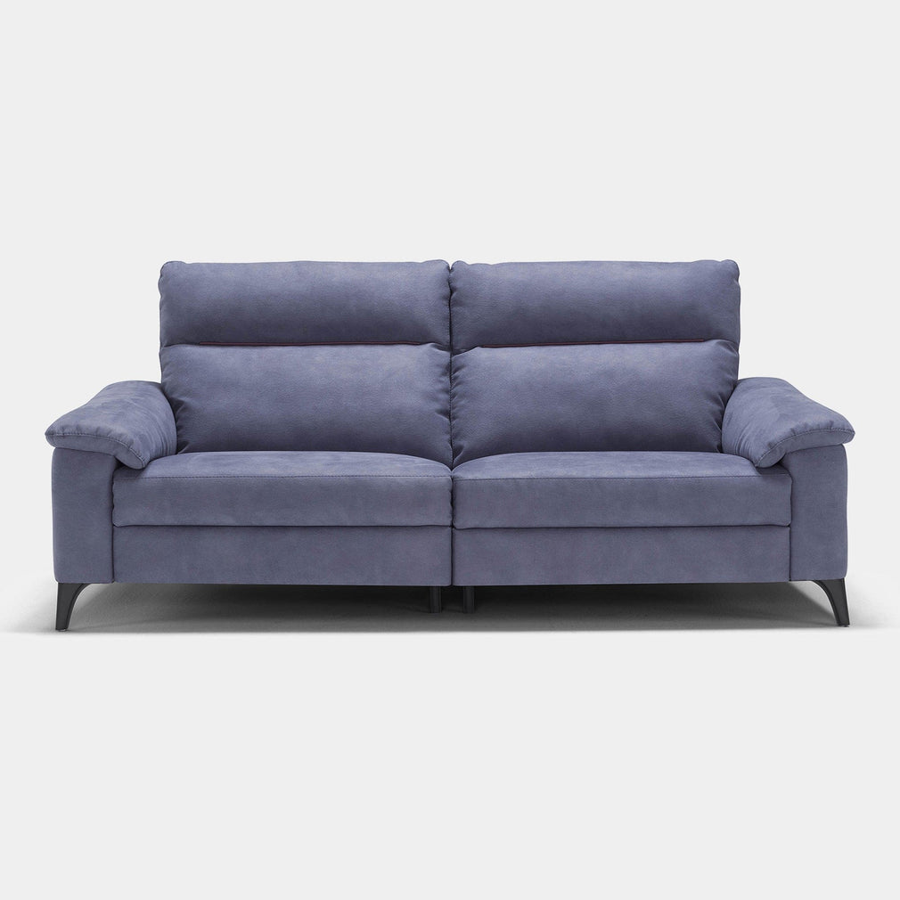 Treviso - 3 Seat 2 Power Recliner Large Sofa In Fabric Or Leather Microfibre