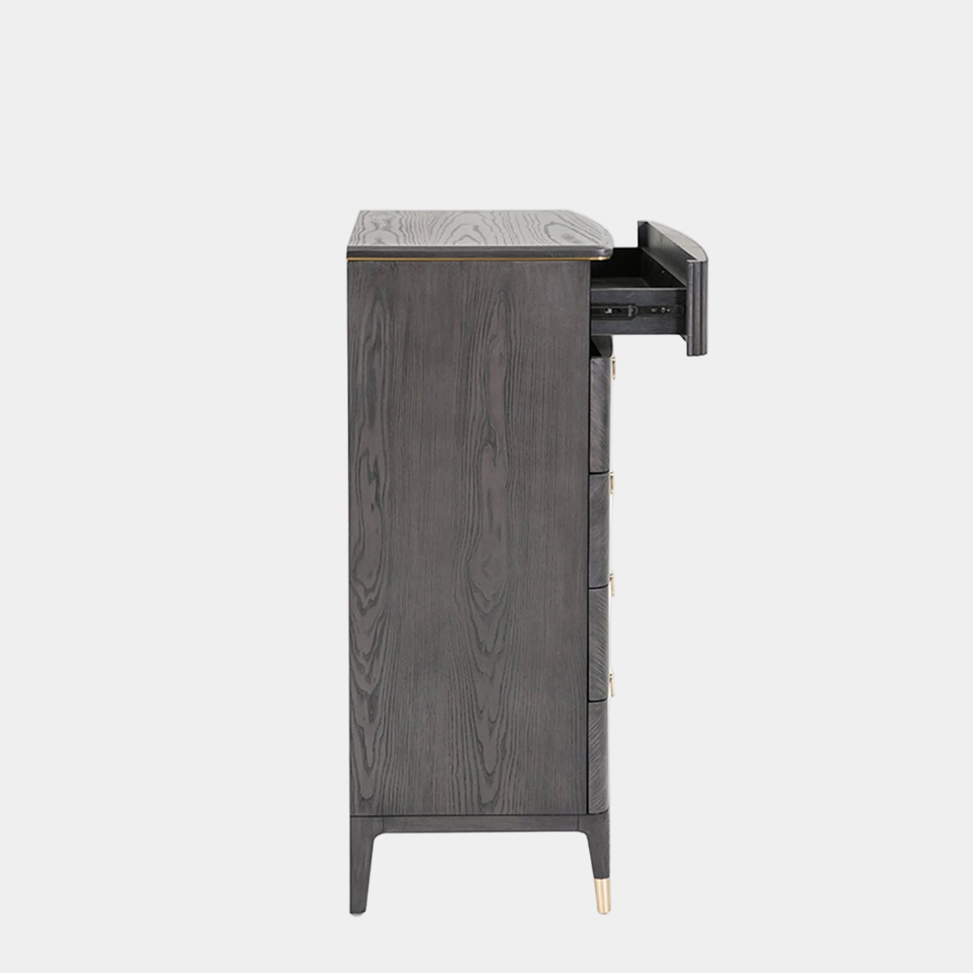 Dynasty Ebony - 5 Drawer Chest of Drawers