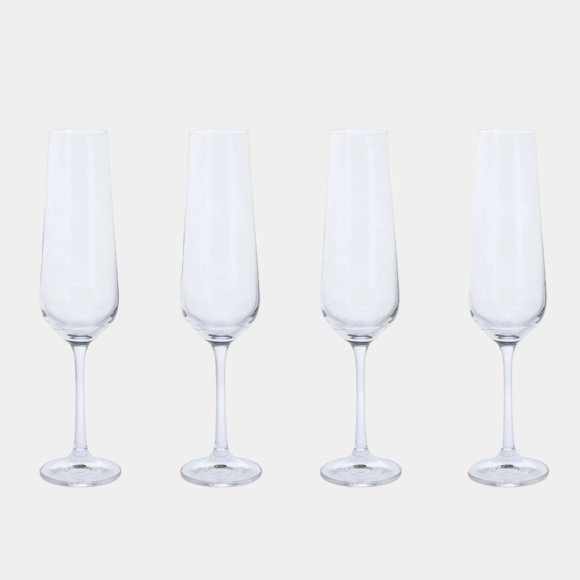 Dartington Crystal Cheers! - Champagne Flute Glasses, Set of 4