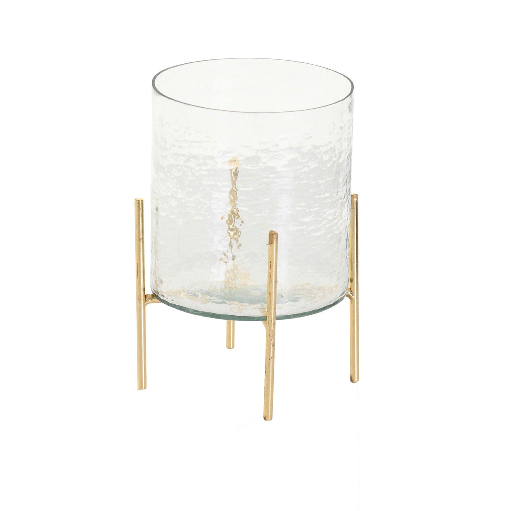 Hammered Tea Light Stand - Large