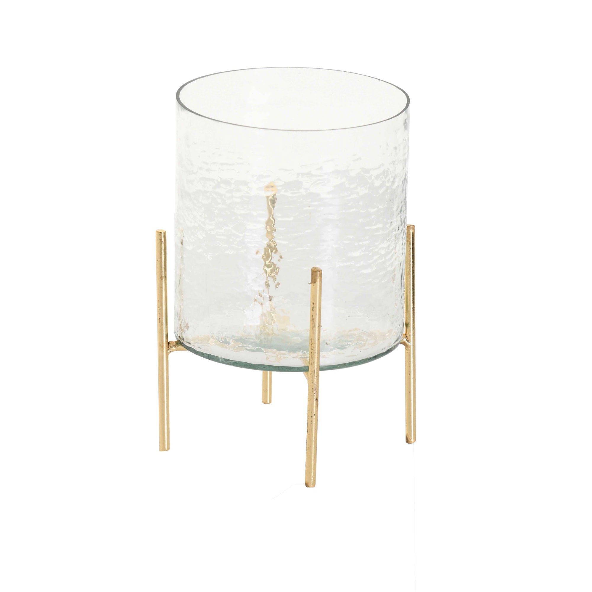 Hammered Tea Light Stand - Large