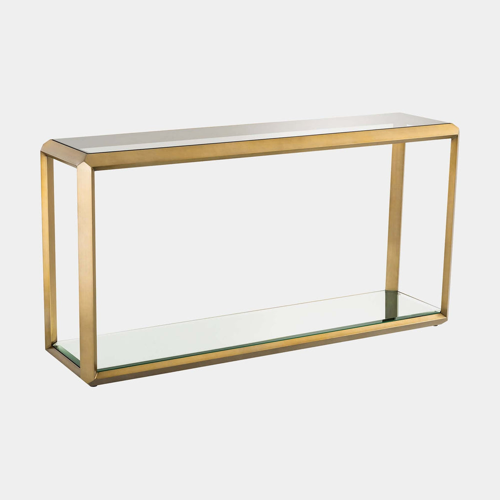 Callum Glass Console Table