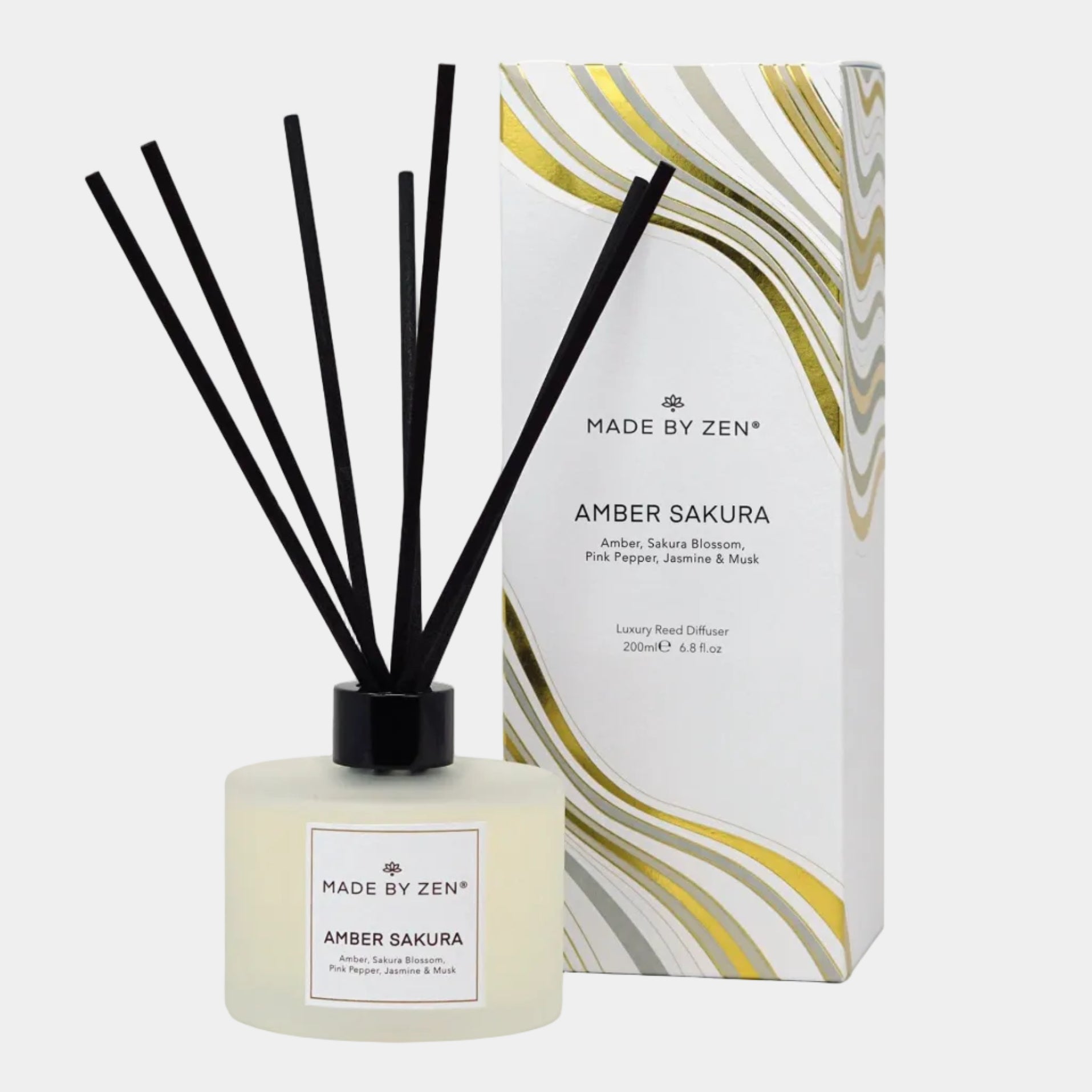 Made By Zen - Signature Amber Sakura Reed Diffuser 200ml