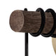 Babylon Wall Lamp Oak/Antique Brass Finish