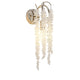 Flora Wall Light Polished Nickel/Clear Crystal