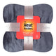 Heat Holder Antique Silver Throw 180x200cm