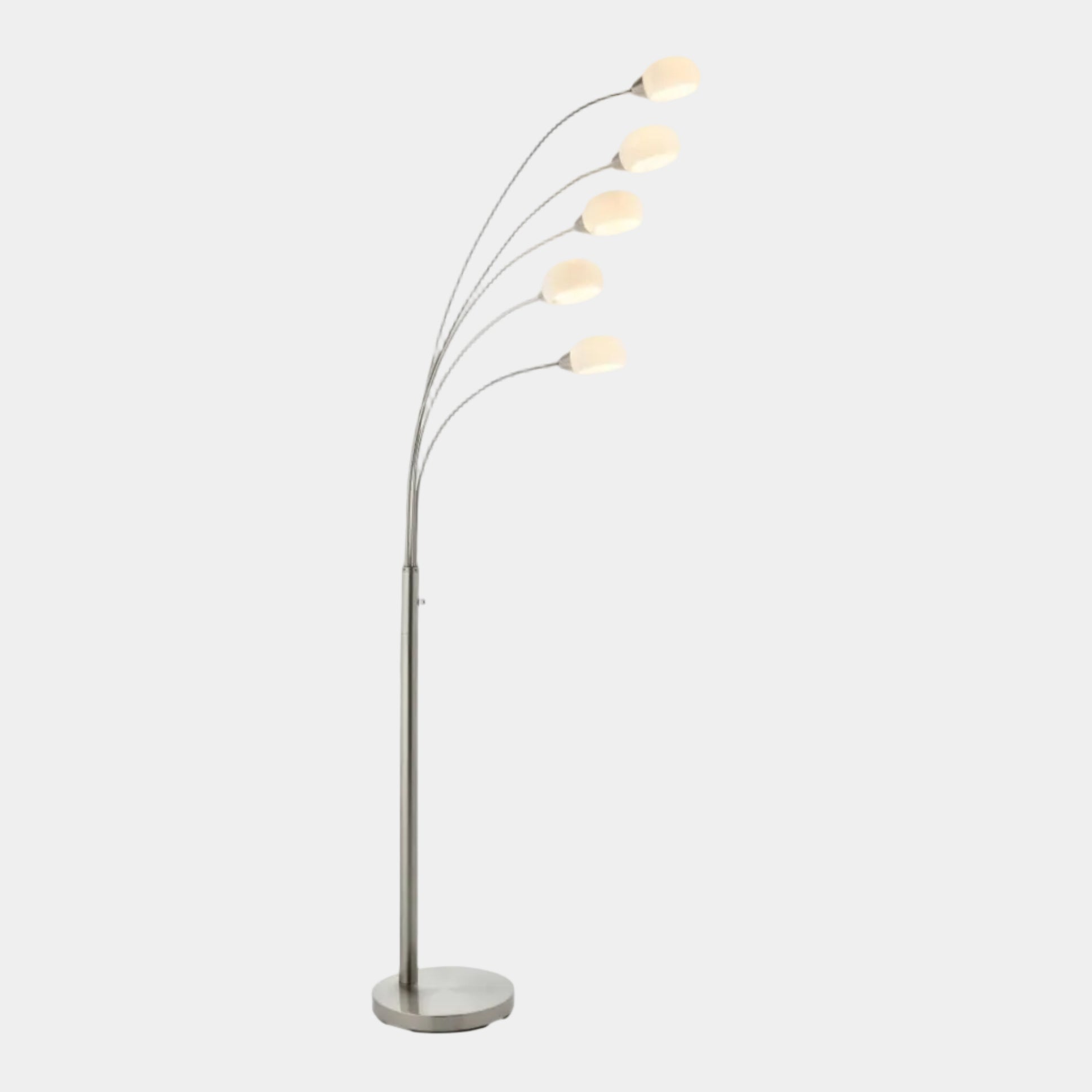 Arran Silver - Floor Lamp, 5 Light