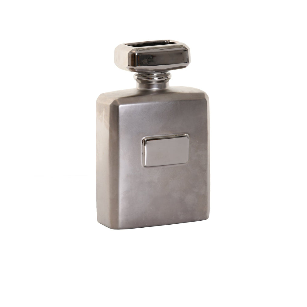 Perfume Bottle Vase Silver