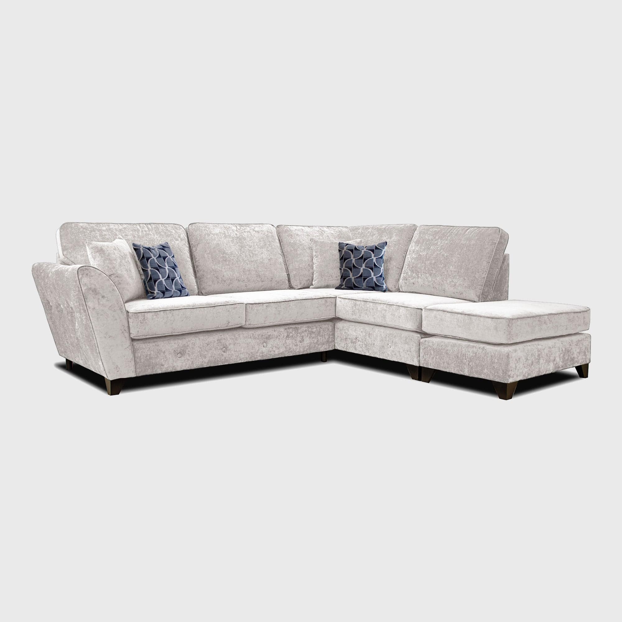 Corner Sofa With RHF Chaise In Fabric